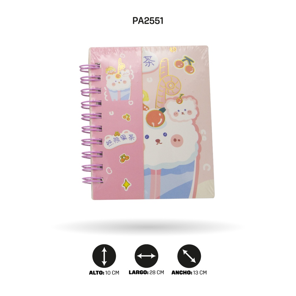 AGENDA MINI NOTAS 80 HOJAS  REF100K [PAC4648]