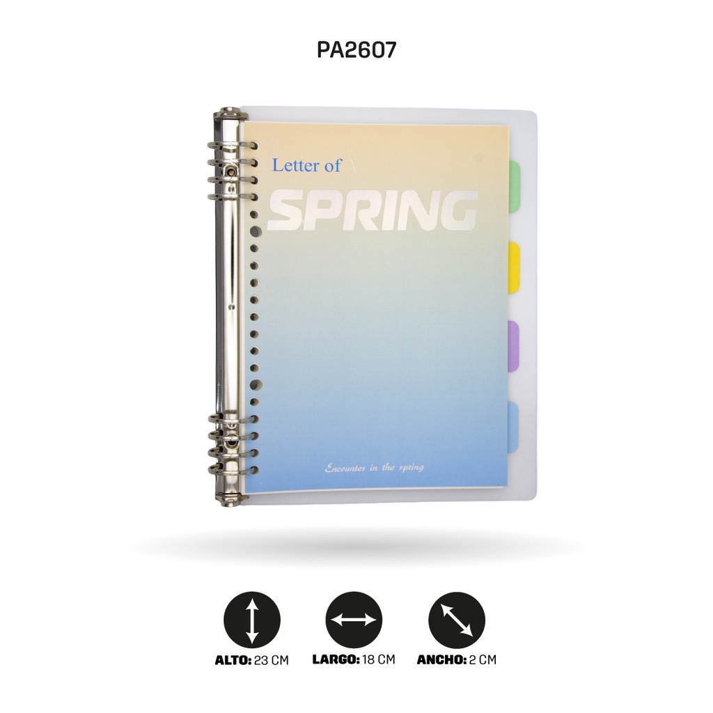 AGENDA A5-1168 8 DE AGUJEROS METALICOS [PAC4667]