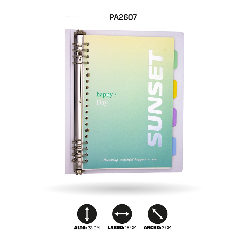 AGENDA A5-1168 8 DE AGUJEROS METALICOS [PAC4667]