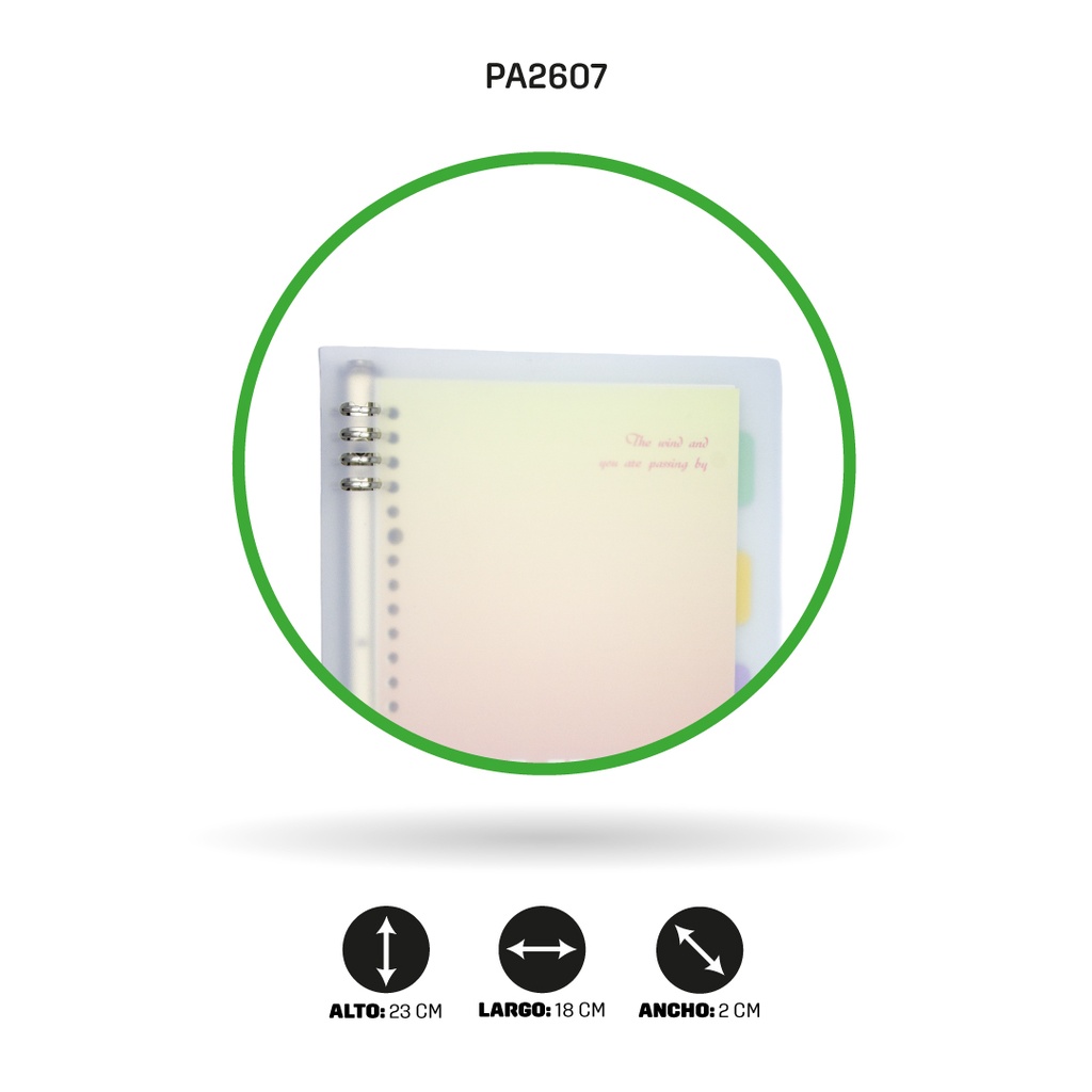 AGENDA A5-1168 8 DE AGUJEROS METALICOS [PAC4667]