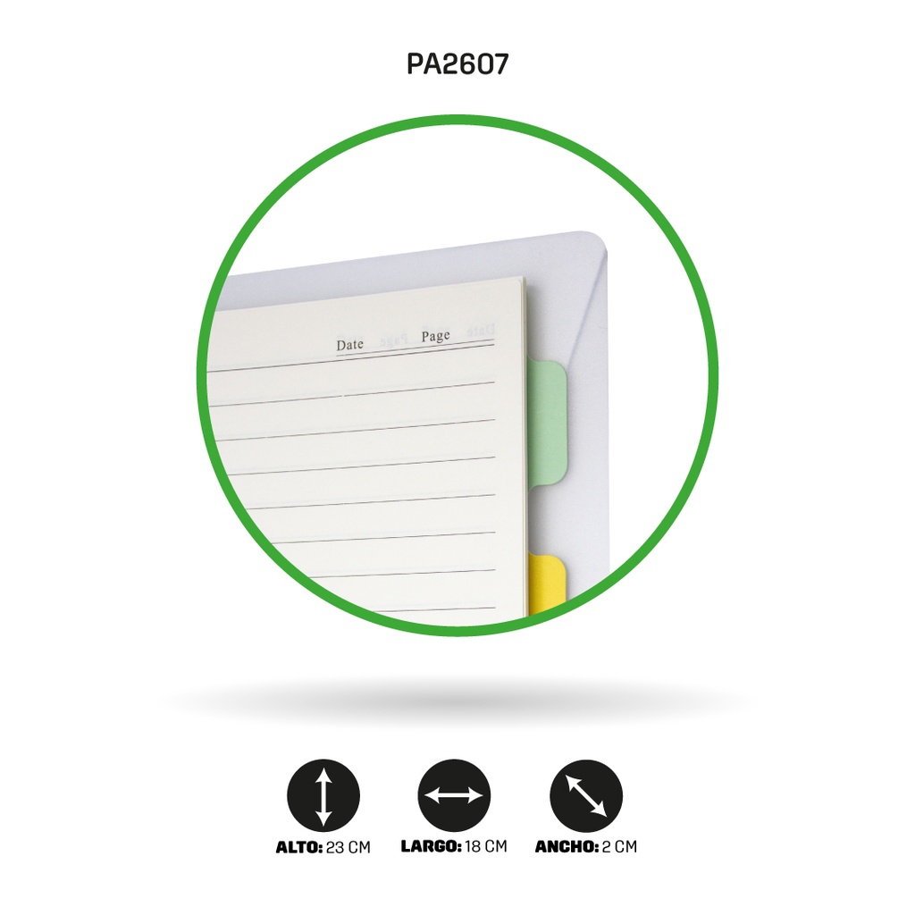 AGENDA A5-1168 8 DE AGUJEROS METALICOS [PAC4667]