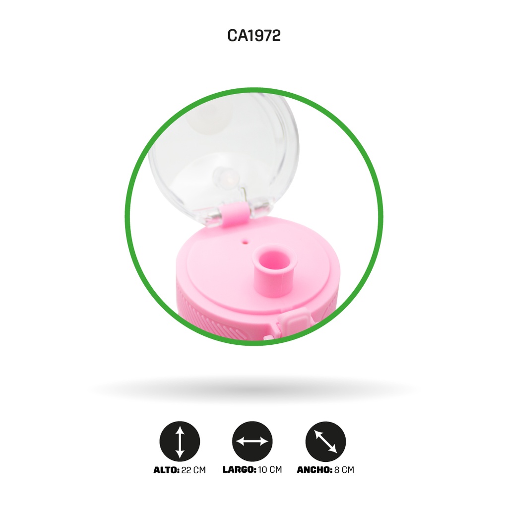 TERMO PLASTICO CON STICKERS x JUEGO [PAC5860]