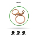 LLAVERO CAPIBARA COLOR CAFE, CON SONIDO [PAC5829]