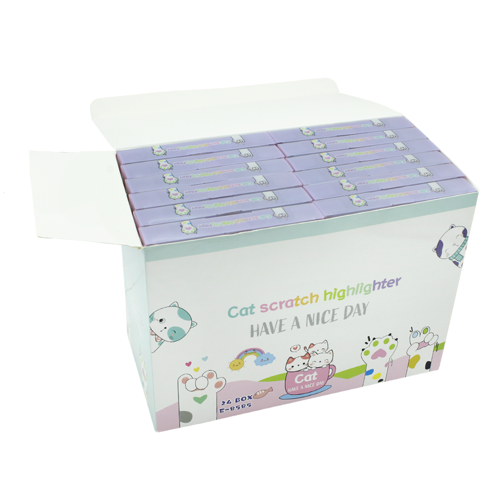 RESALTADOR X6UND MANO DE GATO E-8585 [PAC3144] DISPLEY X 24