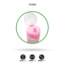 TERMO ROSADO CON PEGATINAS DE DIAMANTES [PAC5862]