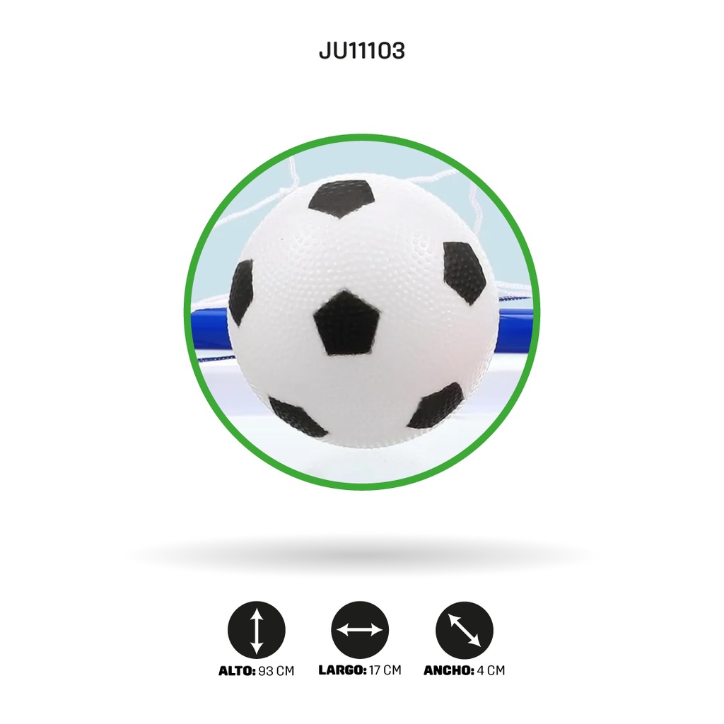 PORTERIA DE FÚTBOL PARA NIÑOS DE 61 CM [777-005]