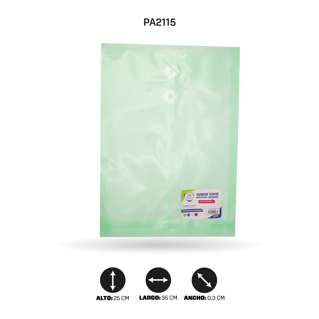 SOBRE YOYO VERTICAL GRUESO [PAC2531-2115]