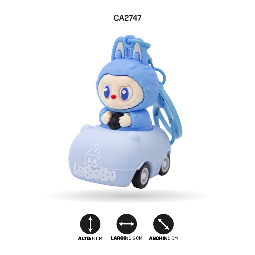 LLAVERO LABUBU CARRO [PAC5849]