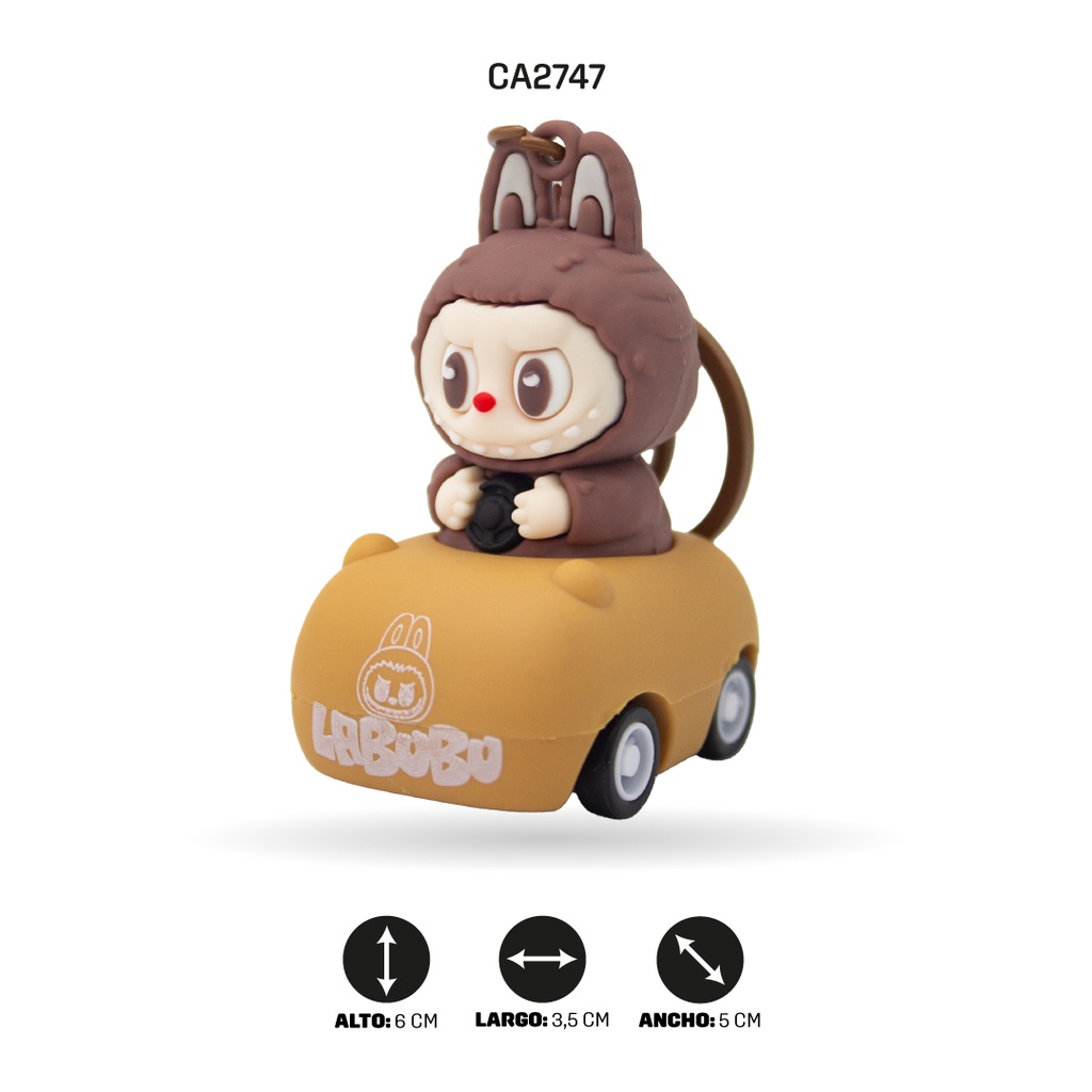 LLAVERO LABUBU CARRO [PAC5849]