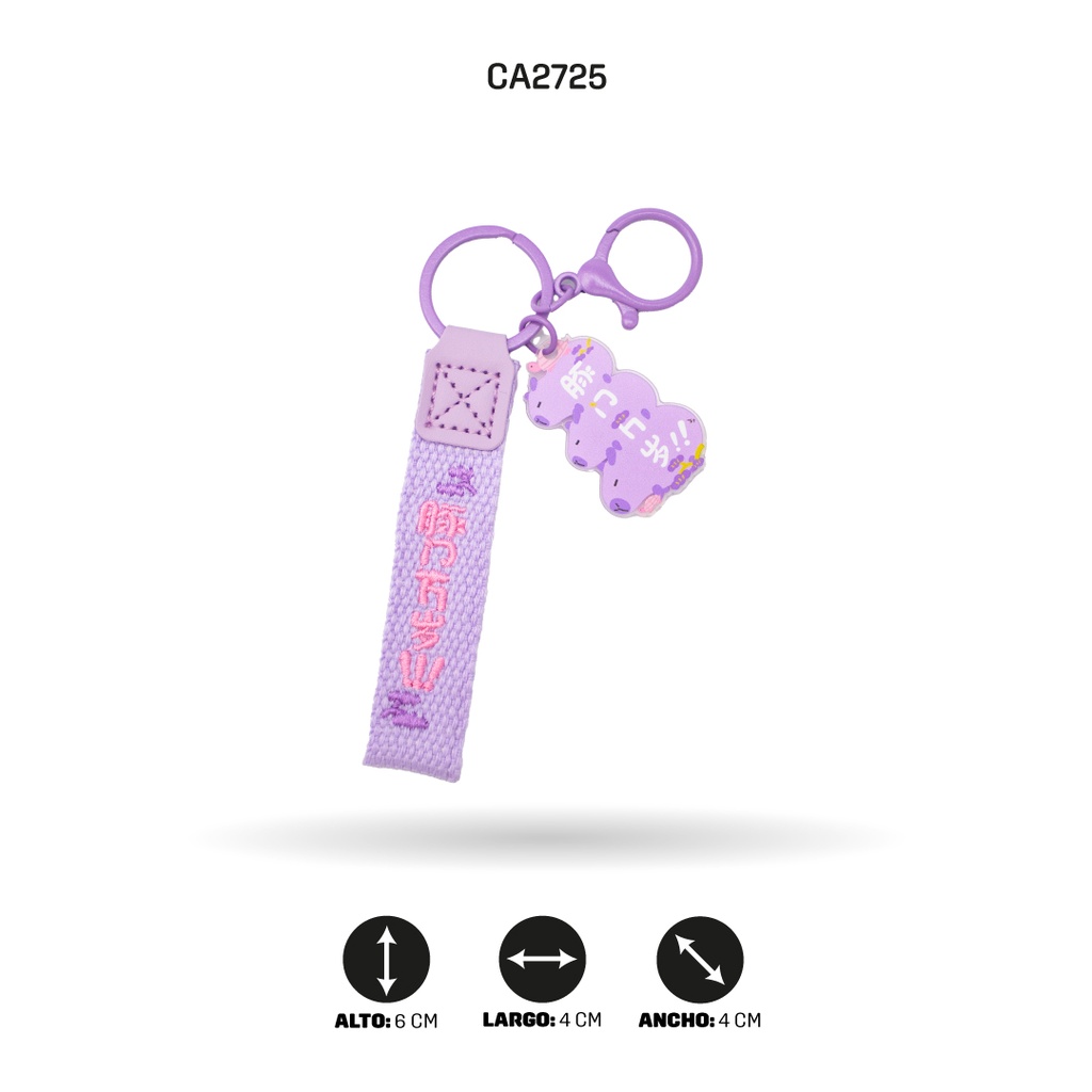 LLAVERO CAPYBARA CON LUZ  [PAC5833-PAC5834-PAC5835]