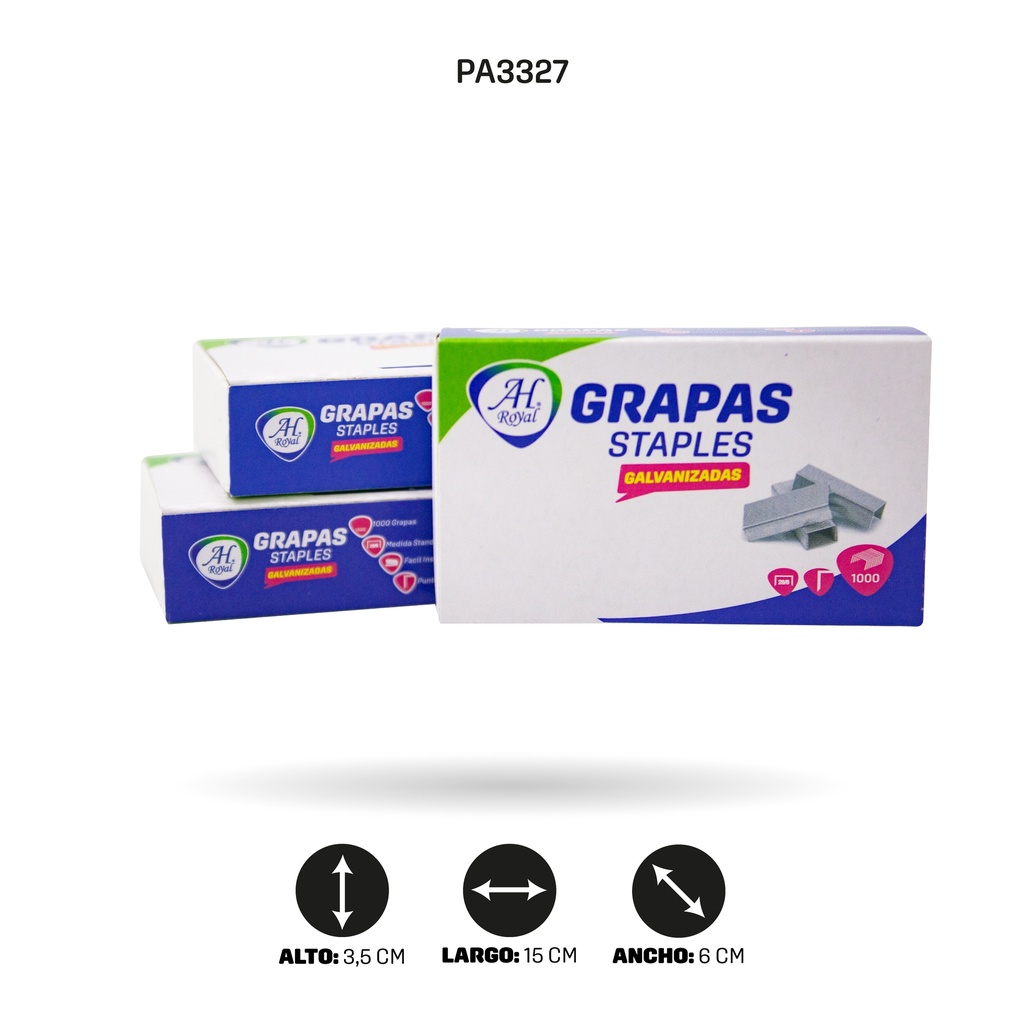 GANCHO COSEDORA AH ROYAL 26\6 X1000 DISPLAY X 10 UND X [PAC90035-3327]