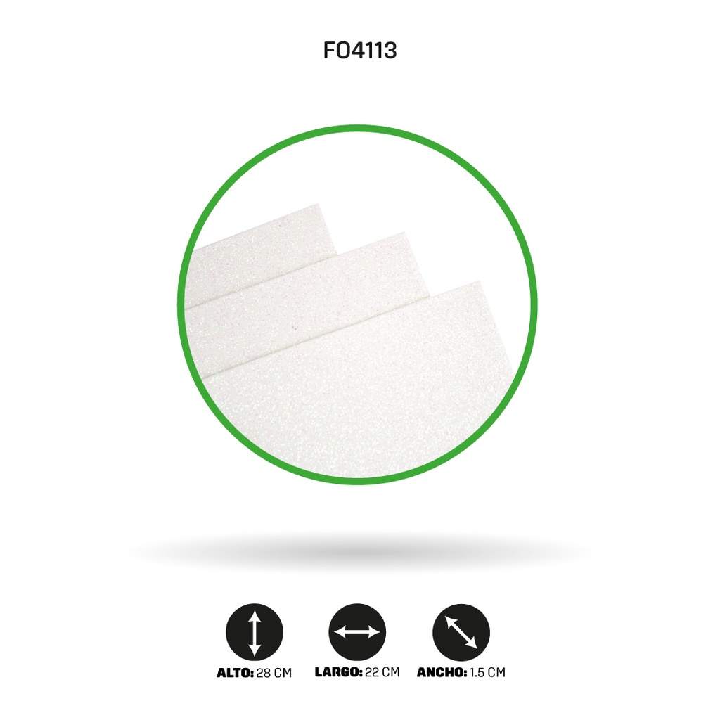 FOAMY CARTA AH ROYAL ESCARCHADO BLANCO X 10 UNDS [AH11100415-4113-AH11100415]