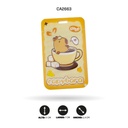 PORTA CARNET CAPYBARA CON CUERDA CORTA 1476 [PAC5775]