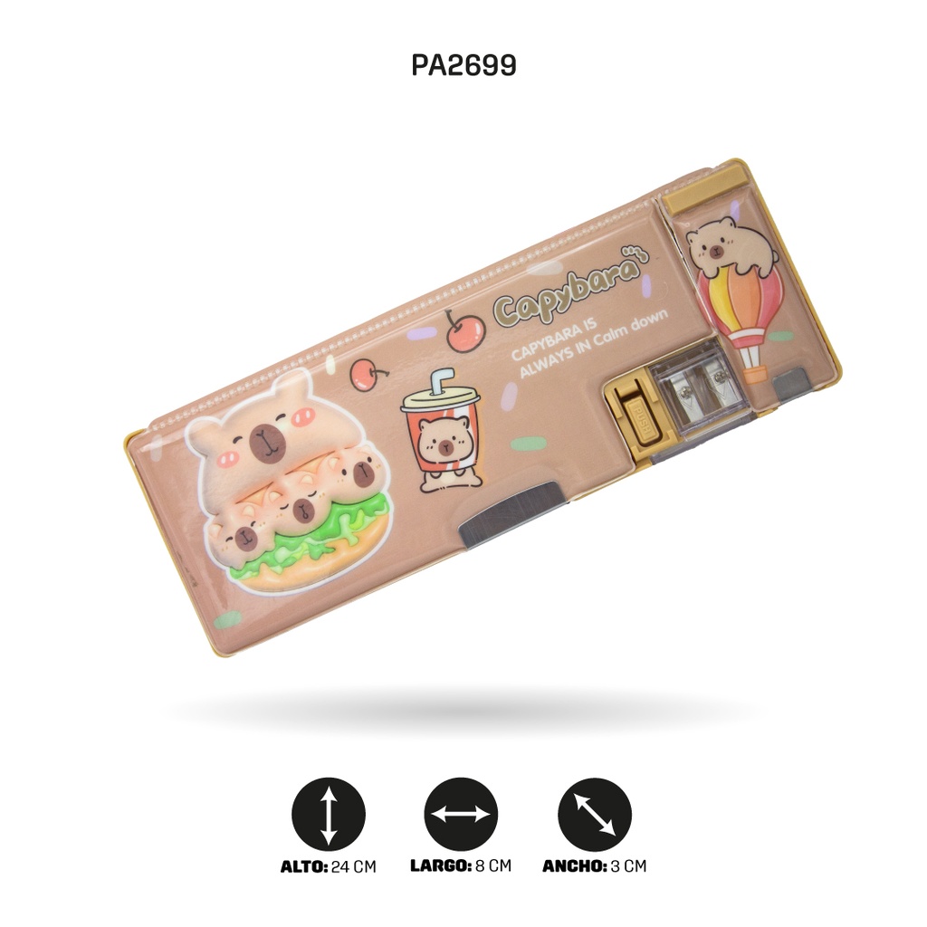 ESTUCHE DE LAPICERO CAPYBARA XPM-533-50 [PAC5859]