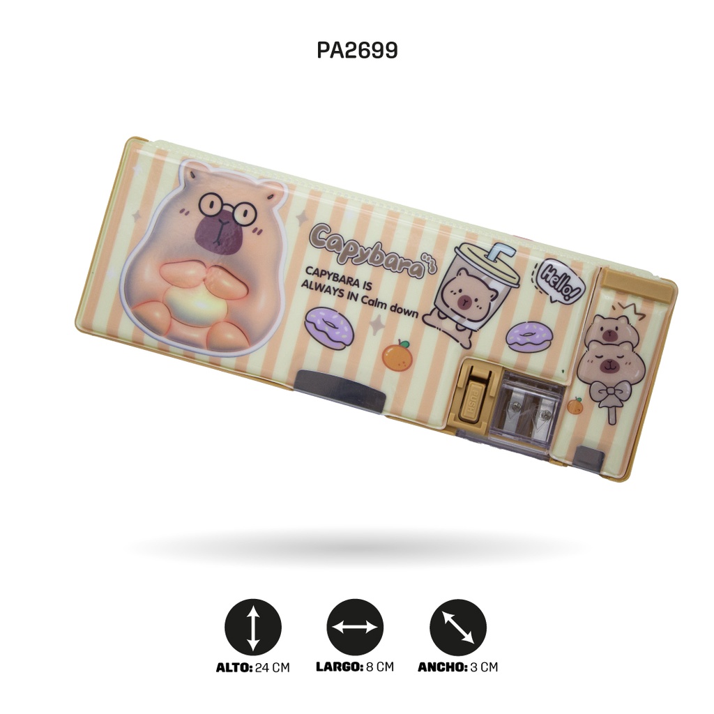 ESTUCHE DE LAPICERO CAPYBARA XPM-533-50 [PAC5859]