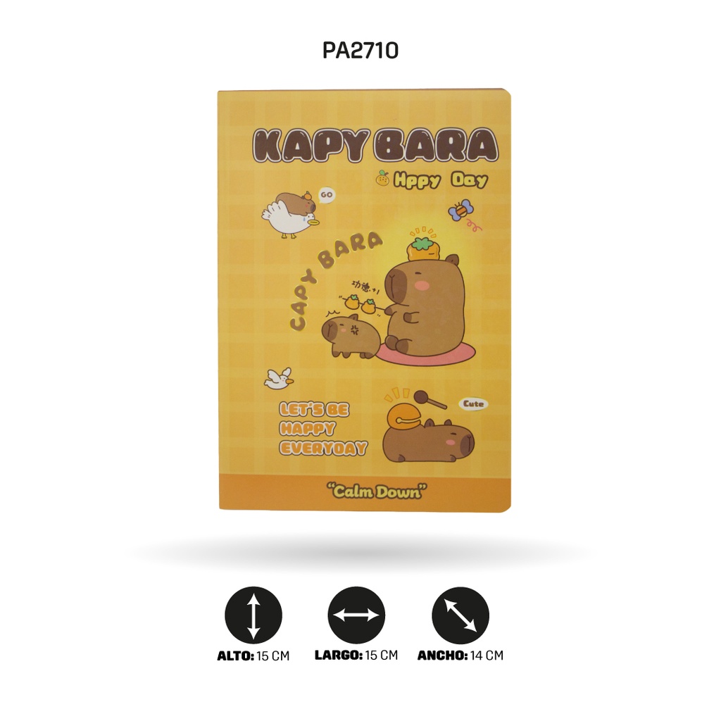AGENDA LINEA CAPYBARA 182x255 MM XX-16024 [PAC5814]