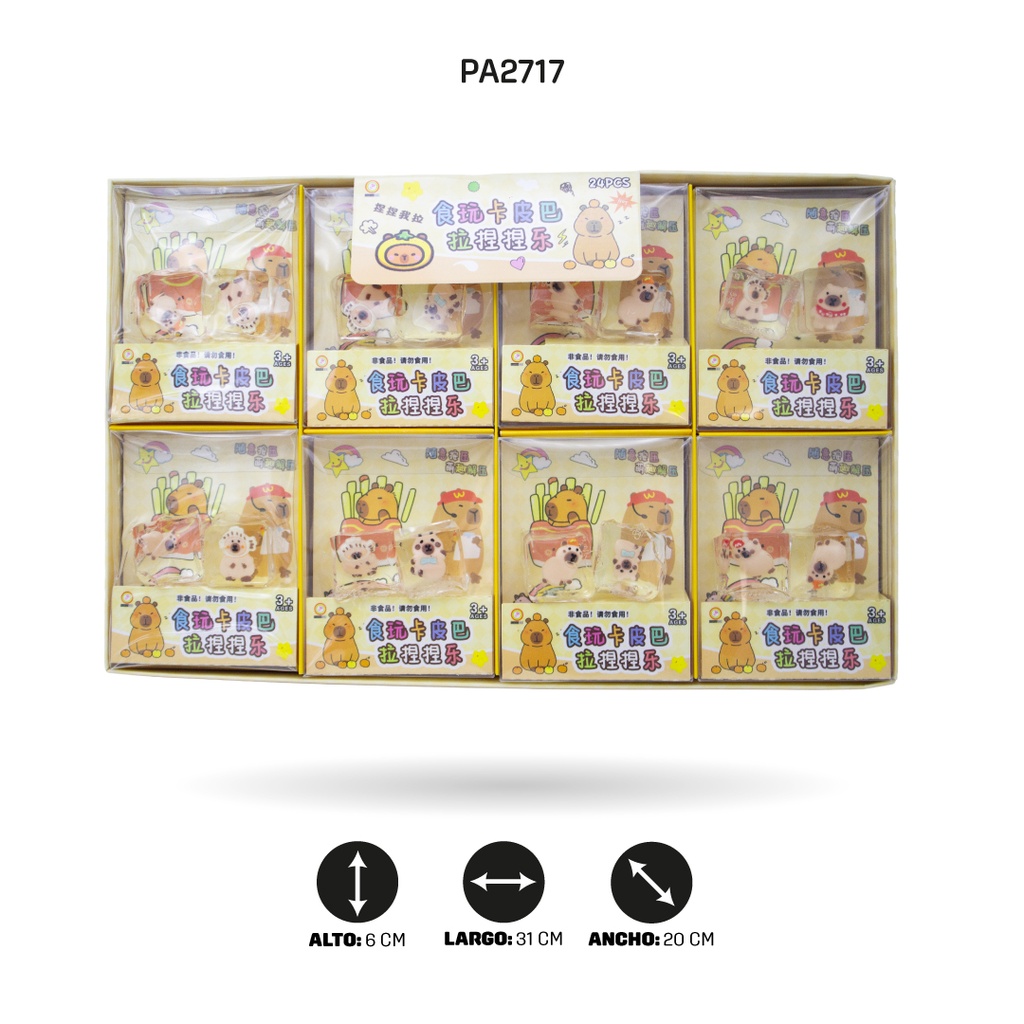 CUBO GOMA DE CAPYBARA [PAC5820]