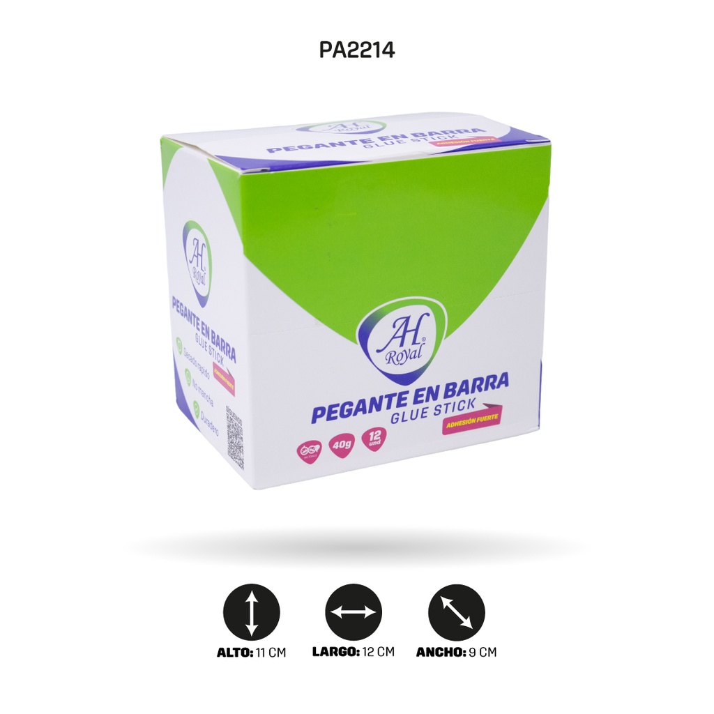 PEGANTE AHROYAL BARRA 40GRS DISP X 12 UND [PAC70588-PAC3627]