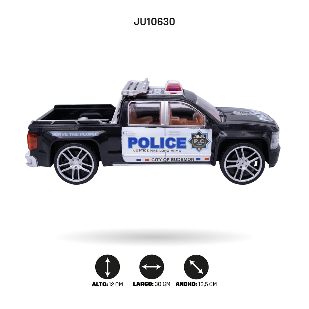 COCHE DE POLICÍA DE FRICCIÓN [9238]