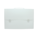 CARPETA TIPO MALETIN  A3 POLICOVER BLANCO Y NEGRO  [PA739]