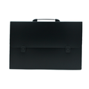 CARPETA TIPO MALETIN  A3 POLICOVER BLANCO Y NEGRO  [PA739]