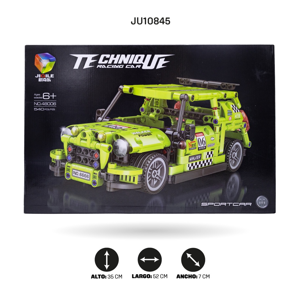 COCHE DE CARRERAS X542 PIEZAS [48006]