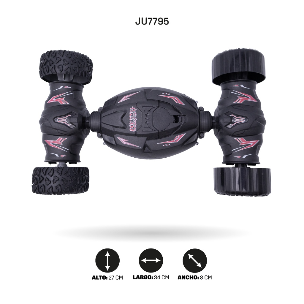 COCHE ACROBACIAS RADIOCONTROL 2,4 G CON CABLE USB [771-1]