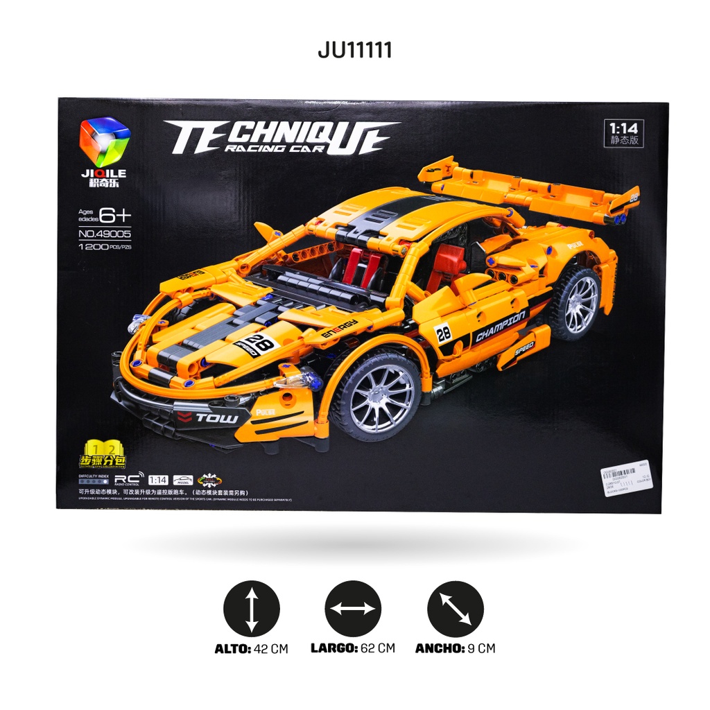 AUTO ARMABLE MCLAREN 1200 PIEZAS [49005]