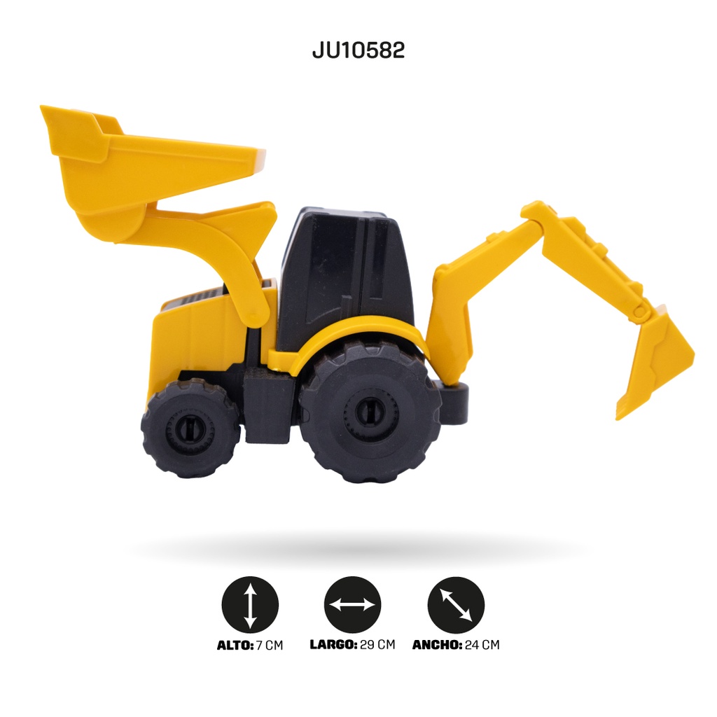 CONJUNTO DE COCHES DE CONSTRUCCIÓN DISPLAY X1O UND [990-30]