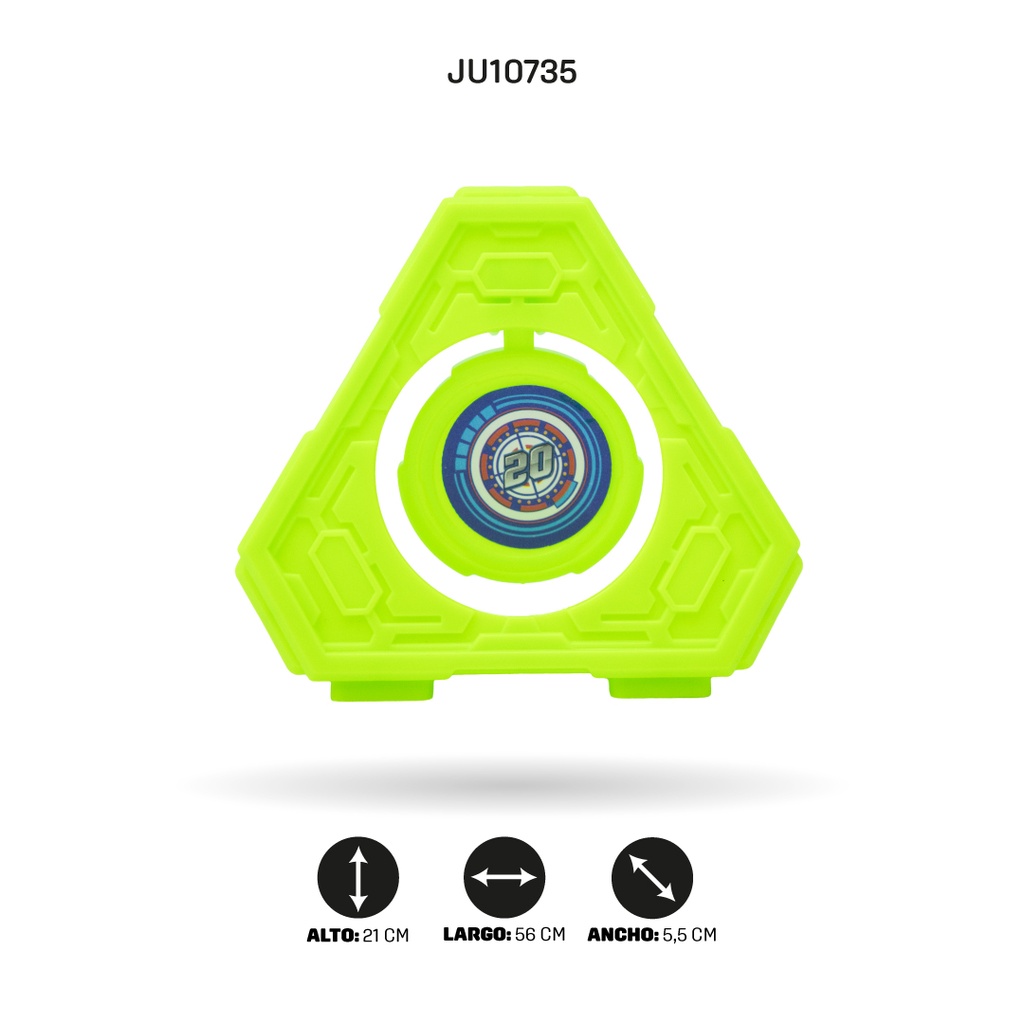 JUEGO DE PISTOLA DE JUGUETE DE DARDOS BLANDOS Y PINGPONG [YL-302]