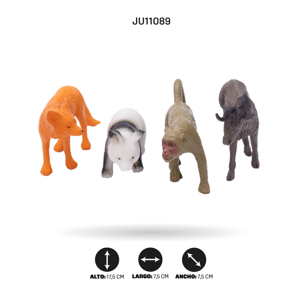 FIGURAS DE ANIMALES DE LA SELVA [TQ260-35C]