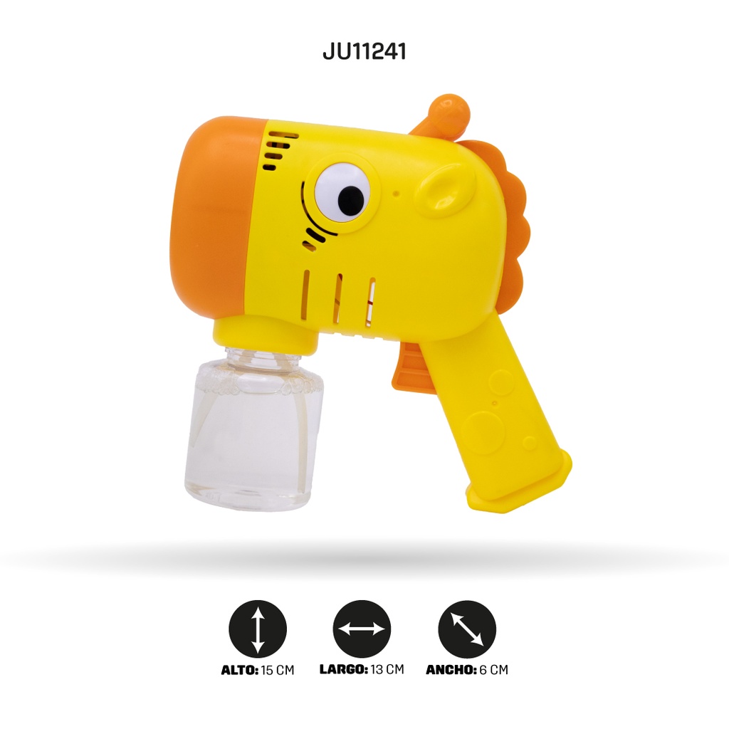 PISTOLA DE BURBUJAS ELECTRICA DE DIEZ AGUJEROS [HT8118]