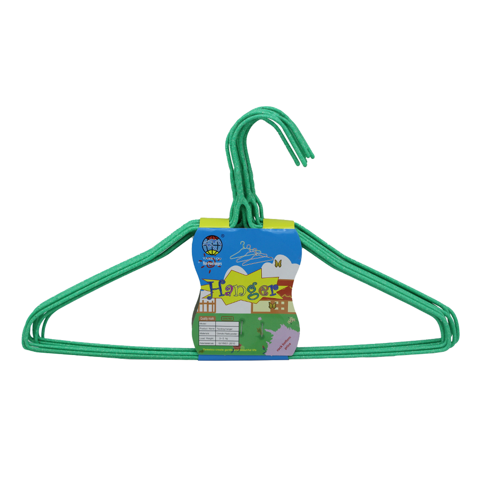 GANCHO DE ROPA METALICO PLASTIFICADO PEQUEÑO [PAC70348-3915-PAC2438-3915]