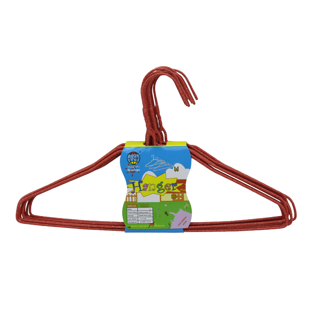 GANCHO DE ROPA METALICO PLASTIFICADO PEQUEÑO [PAC70348-3915-PAC2438-3915]