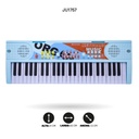 TECLADO (AZUL CIELO) CON MICRÓFONO CABLE DE ALIMENTACIÓN USB [BX-1687]