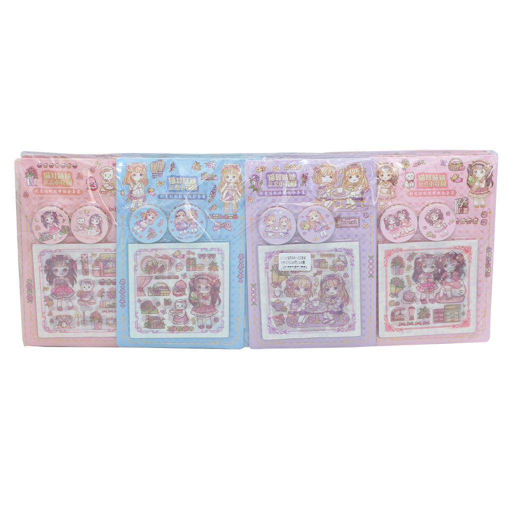 SET STICKER +CINTA PQT X 24 UND [PAC3119]