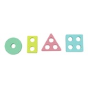 8707 DIDACTICO LINEAL FIGURAS GEOMETRICAS COLORES PASTEL [1970-149]