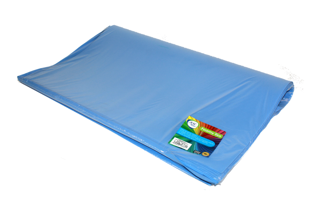 FOAMY PLIEGO AH ROYAL AZUL CIELO  X 10 UNDS [AH50100315-PAC40178]
