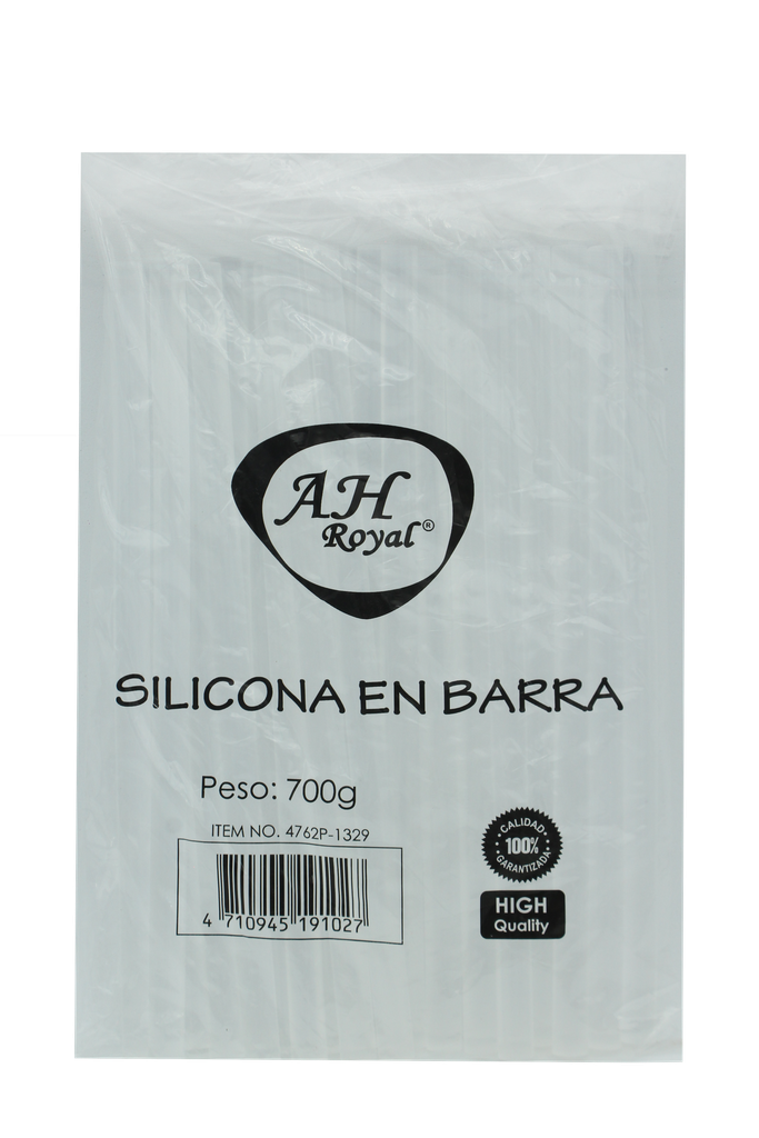 SILICONA AH ROYAL EN BARRA GRUESA X 700GRS x 30 cm [PAC3596-1329-4762P-700]