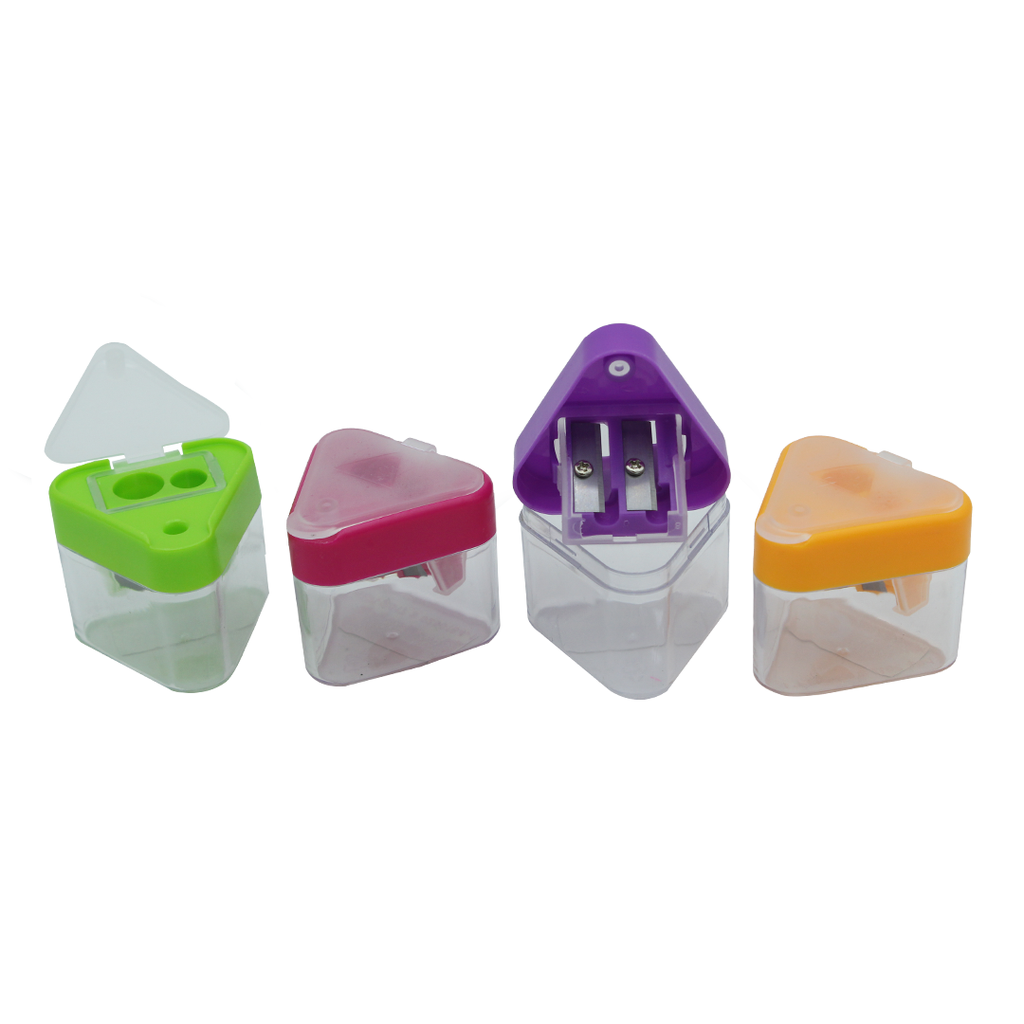 SACAPUNTA TRIANGULAR DOBLE DEPOSITO X 12 UND [PAC2093-1528-PAC2093-PAC70219]