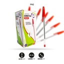 BOLIGRAFO AH ROYAL CRISTAL ROJO CAJA [PAC2417-2]