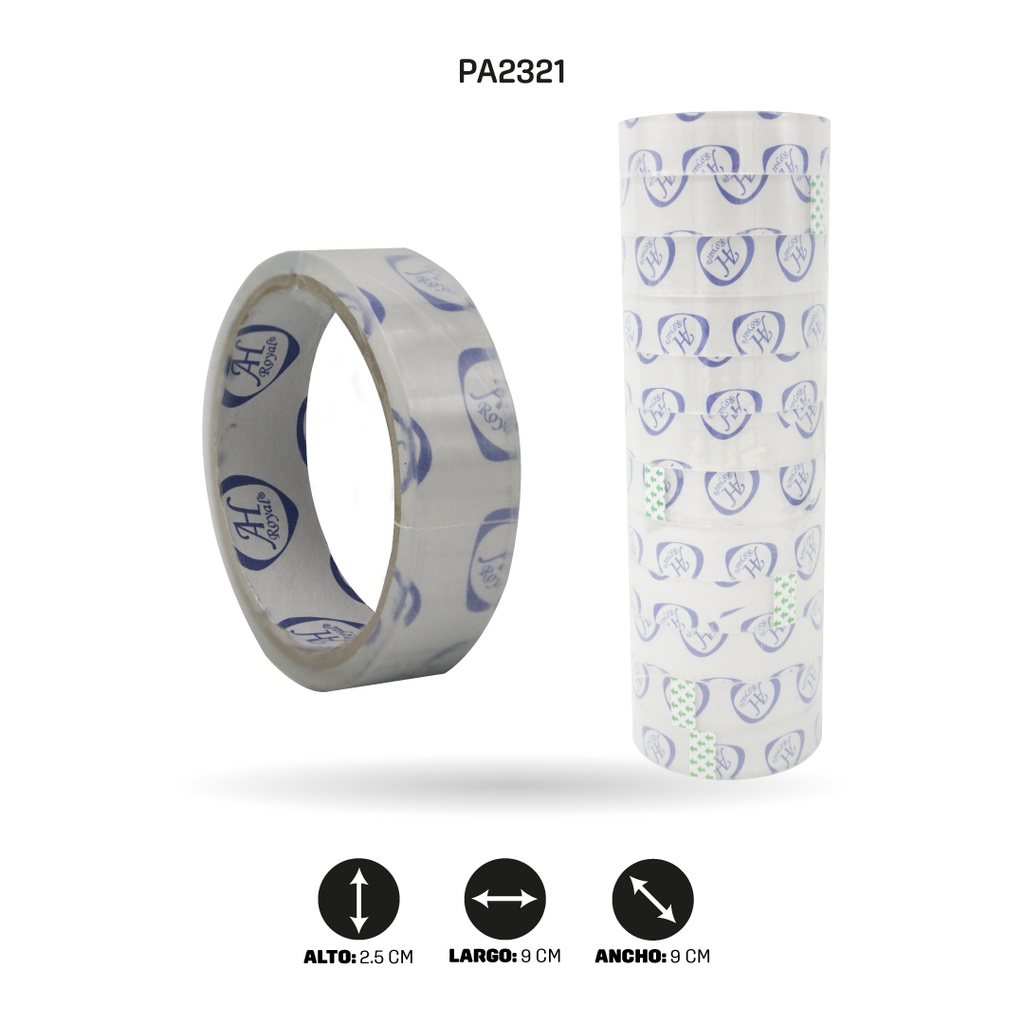 CINTA AH ROYAL IMPRONTA  1" x 45 mc x 30 yd (SET x 12 UND) [PAC4779-2321]