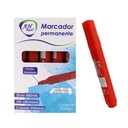 MARCADOR AH ROYAL PERMANENTE BISELADO ROJO [PAC70576-2568]
