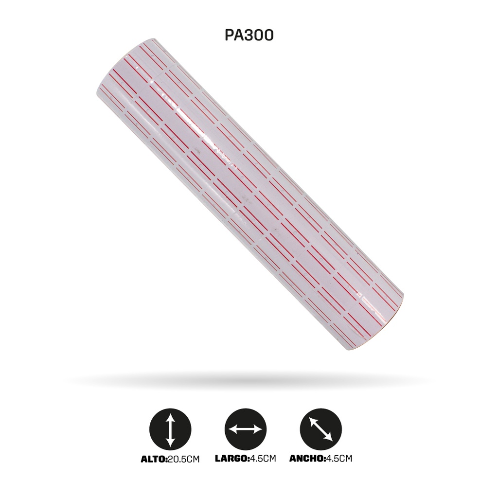 ROLLO TIQUETEADORA REF 5500 SENCILLO BLANCO [PAC4481-PAC10101-300]