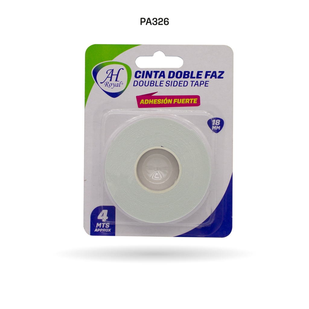 CINTA AH ROYAL DOBLE FAZ DE 1.6 cm x 4 mts x 2 mm [PAC90056-326]