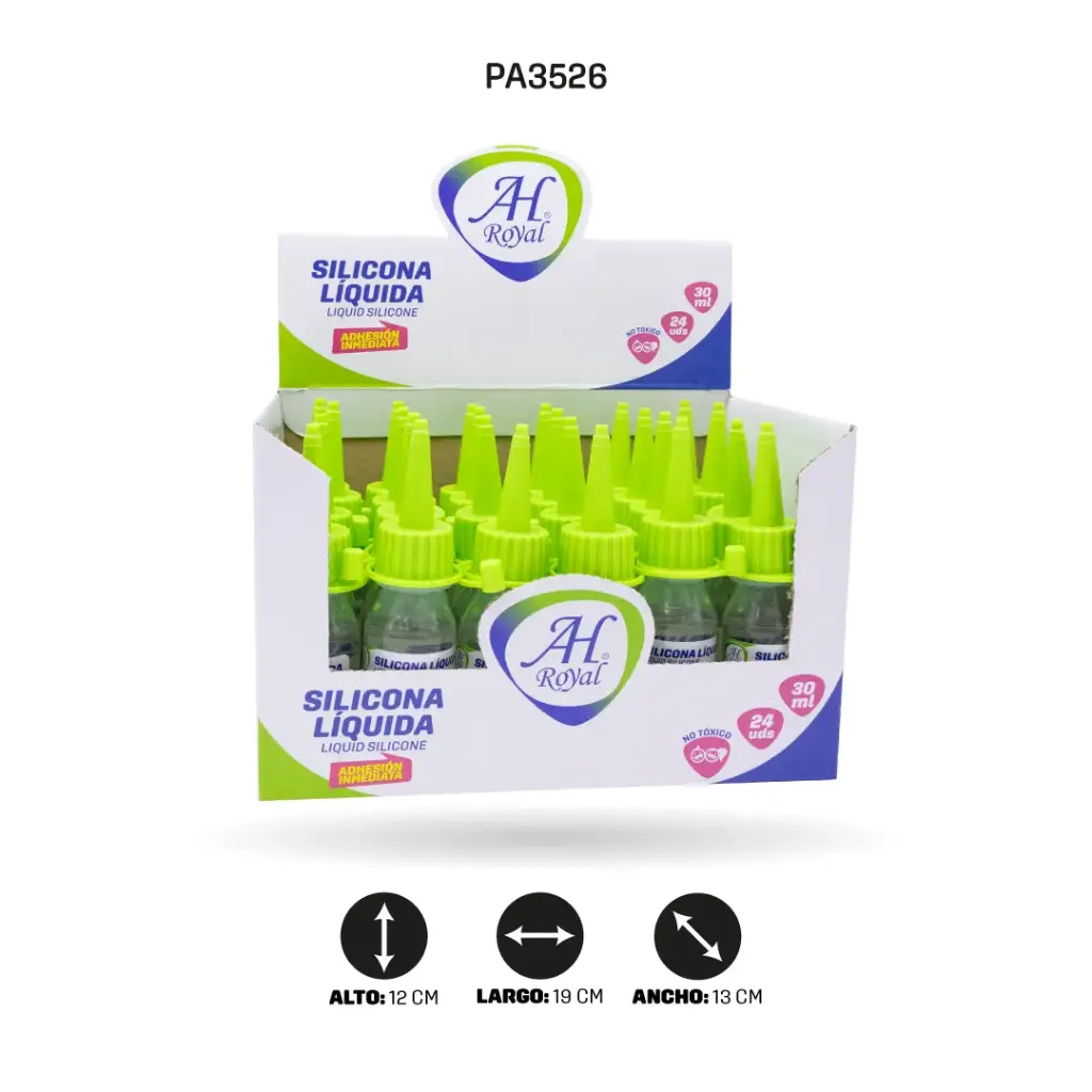 SILICONA AHROYAL LIQUIDA X 30ML DISPLAY X24 [PAC50197-3526]