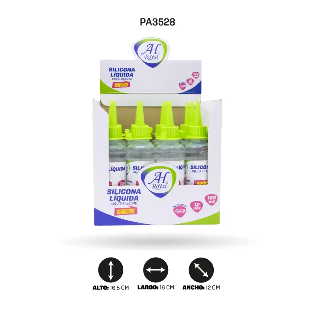 SILICONA AHROYAL LIQUIDA X 100ML DISPLAY X12 [PAC50199-3528]