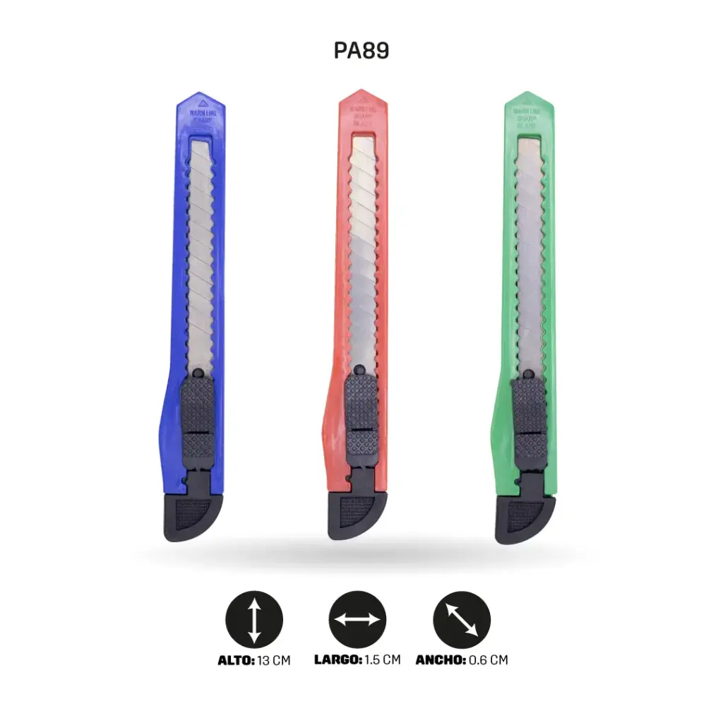 BISTURI PEQUEÑO DISPLEY X 12 UND [PAC60041-89]