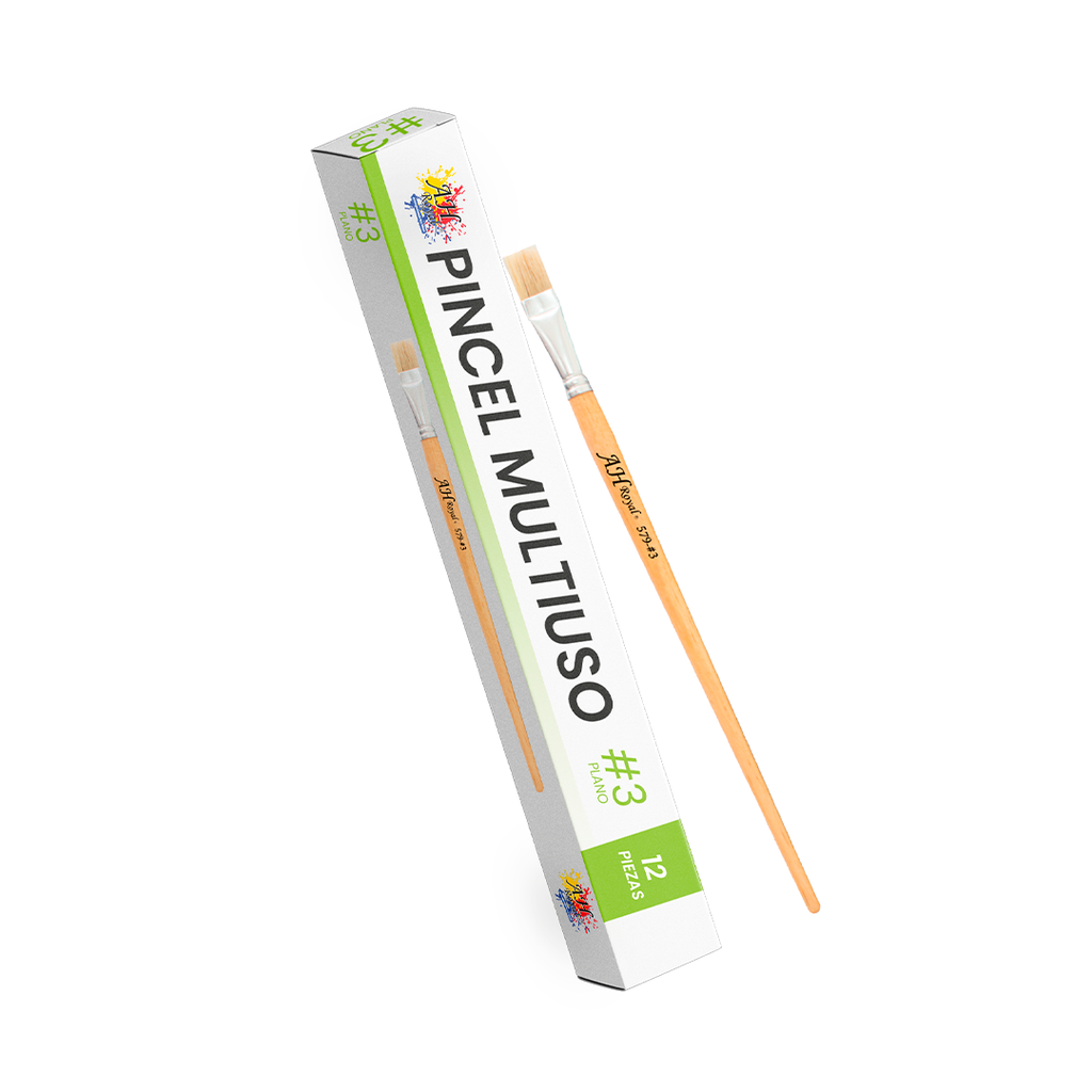 PINCEL CHINO AH ROYAL PLANO NO 3 X12 [PAC20003-1700]