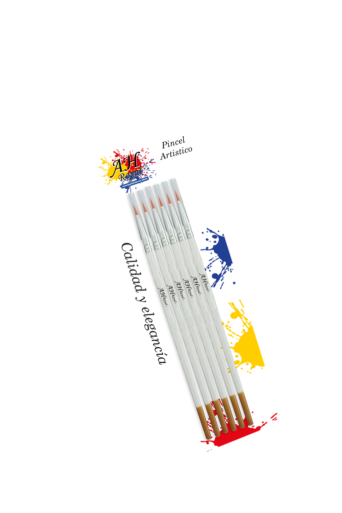 PINCEL AH ROYAL DELINEADOR  00 PQT X 6UND  [PAC20026-190]